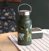 Stainless steel drink/water bottle for kids: Savanna - Wee Bambino