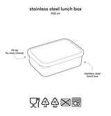 Stainless steel lunch box: Unicorn dreams - Wee Bambino