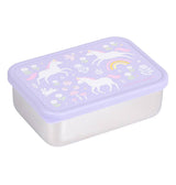 Stainless steel lunch box: Unicorn dreams - Wee Bambino