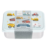 Stainless steel lunch box: Vehicles - Wee Bambino