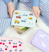 Stainless steel lunch box: Vehicles - Wee Bambino