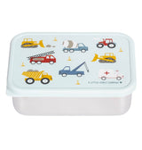 Stainless steel lunch box: Vehicles - Wee Bambino