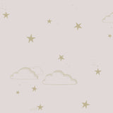 Starry Sky Wallpaper - Pale Rose/Gold - Wee Bambino