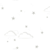 Starry Sky Wallpaper - Silver/White - Wee Bambino