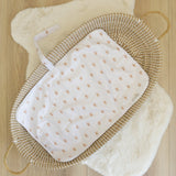 Sunnies White with Camel - Baby Travel Changing Mats - Wee Bambino