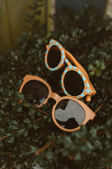 Sustainable Sunglasses - Checkerboard - Wee Bambino