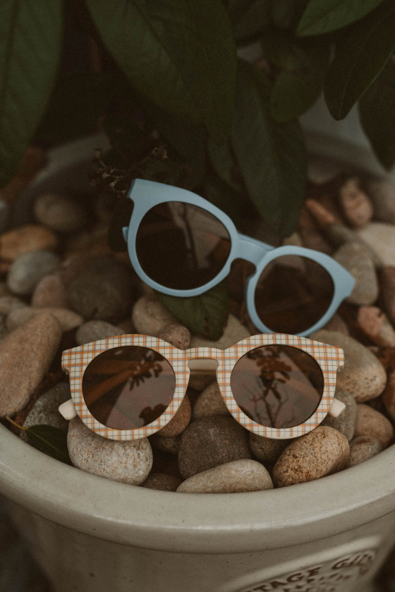 Sustainable Sunglasses - Gingham - Wee Bambino