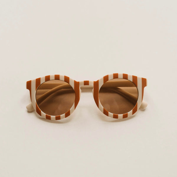 Sustainable Sunglasses - Pinstripe - Wee Bambino