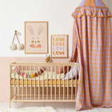 Sylvie Rabbit Art Print - Coral - Wee Bambino