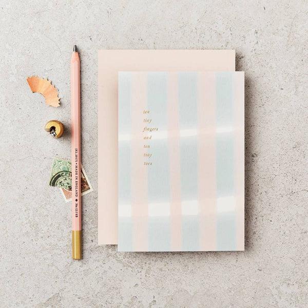 Ten Tiny Fingers Greeting Card - Wee Bambino