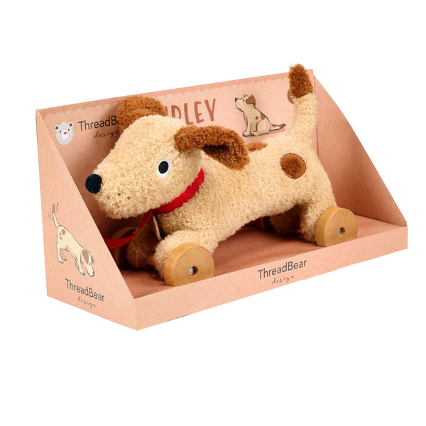 ThreadBear Dudley Pull Along Dog - Wee Bambino