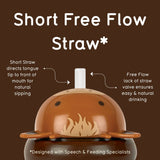 Tippy Up Sippy Cup (Series 3), with Weighted Straw (Valve Free), Clyde Cow, 200ml - Wee Bambino