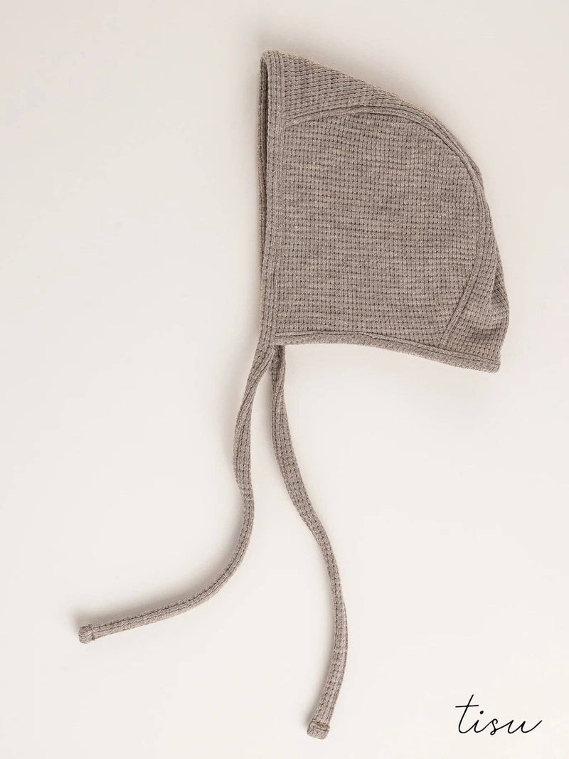 TISU baby bonnet, Oat - Wee Bambino