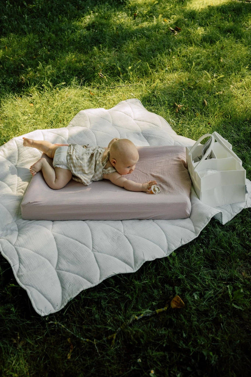 TISU baby playmat, Cream Daisy - Wee Bambino