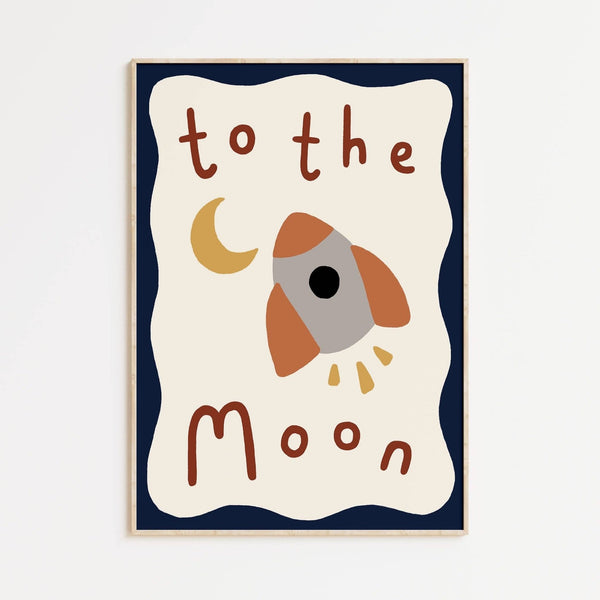 To the Moon Print - Wee Bambino