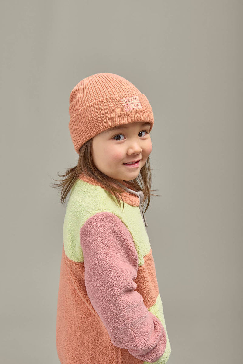 Volcanic Orange Beanie - Wee Bambino