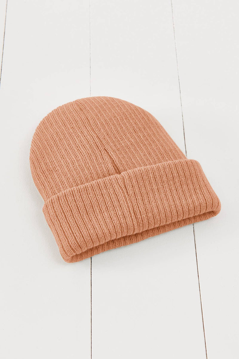 Volcanic Orange Beanie - Wee Bambino