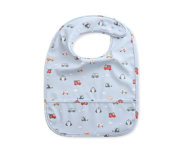 Waterproof Bib - City Cars - Wee Bambino