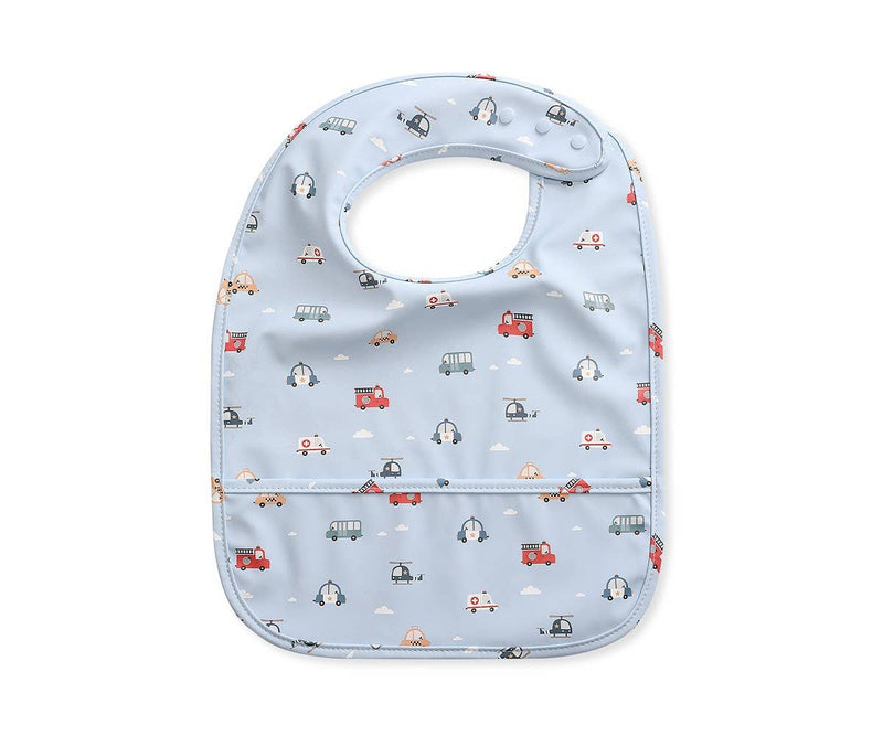 Waterproof Bib - City Cars - Wee Bambino