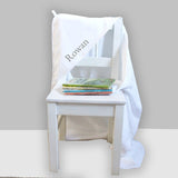 White Hooded Baby Towel - Personalise - Wee Bambino
