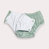 Zodiac Swim Nappy - Sage: Small 4 - 7kg - Wee Bambino