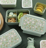 Bento Lunch Box: Blossoms - Sage - Wee Bambino