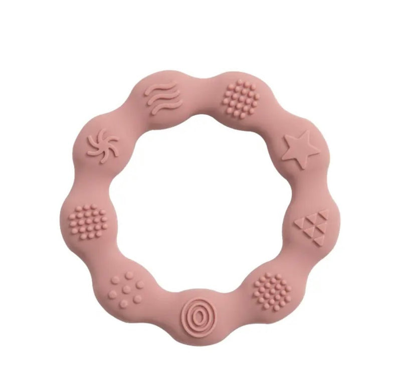 Blush Pink Teething Ring - Wee Bambino