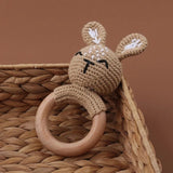 Crochet Bunny Rattle - Wee Bambino