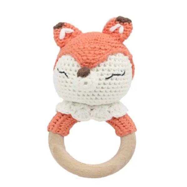 Crochet Fox Rattle - Wee Bambino
