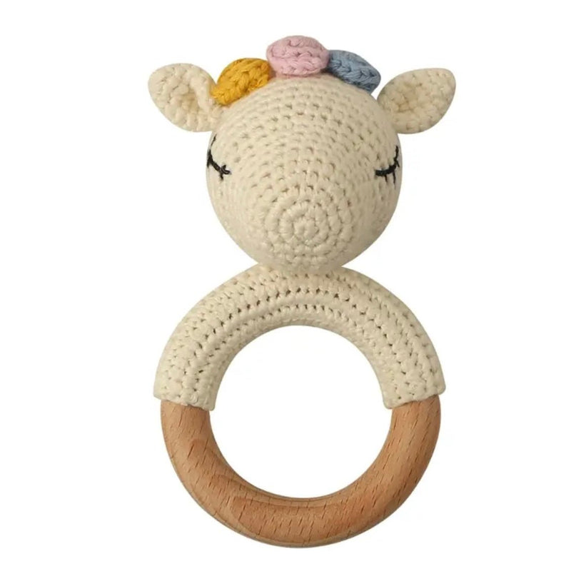 Crochet Unicorn Rattle - Wee Bambino