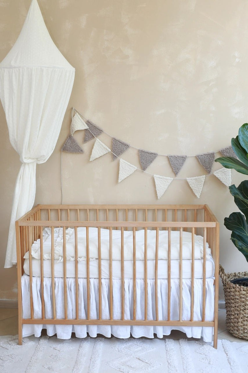 Garlands/ Bunting For A Kids Room - Teddy - Cream - Wee Bambino