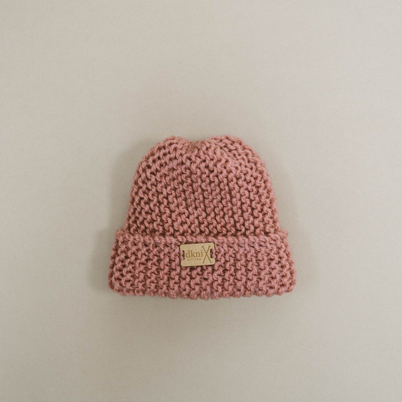 Hand-Knit Adult Beanie Hat - Wee Bambino