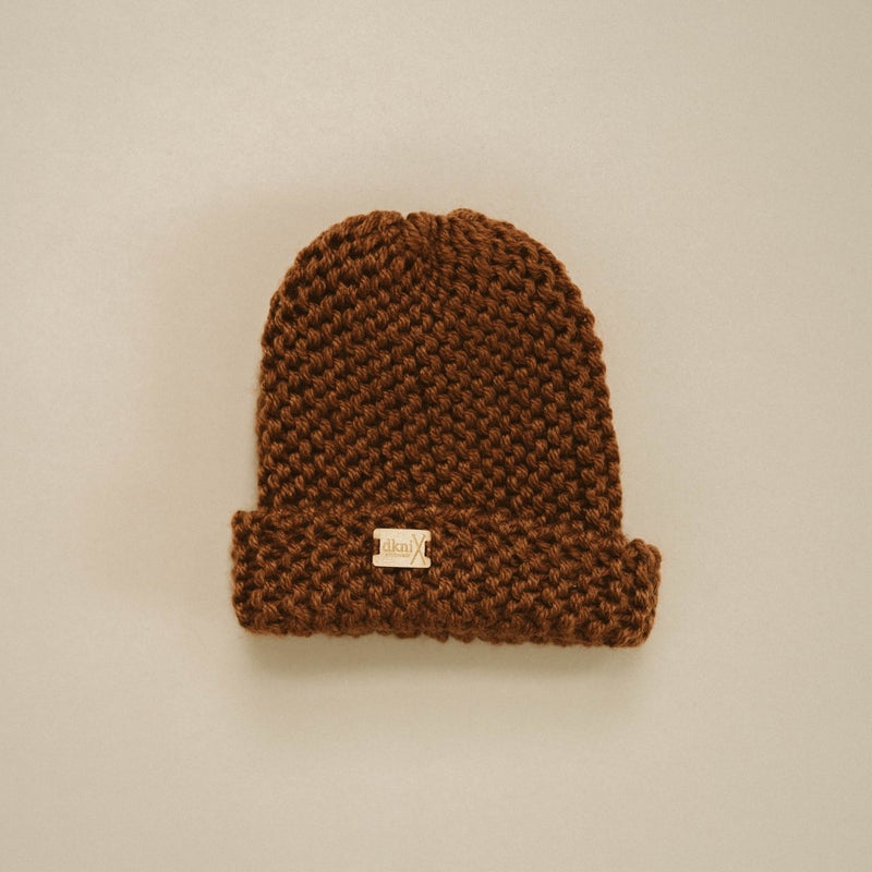 Hand-Knit Baby Beanie Hat - Wee Bambino