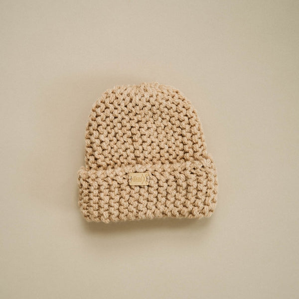 Hand-Knit Child Beanie Hat - Wee Bambino