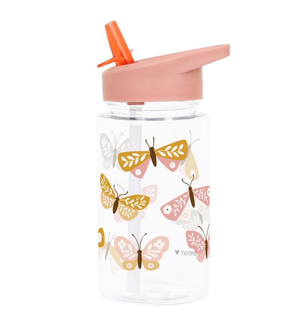 Kids Drink Bottle/Water Bottle: Butterflies - Wee Bambino