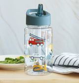 Kids Drink Bottle/Water Bottle: Vehicles, Cars - Wee Bambino