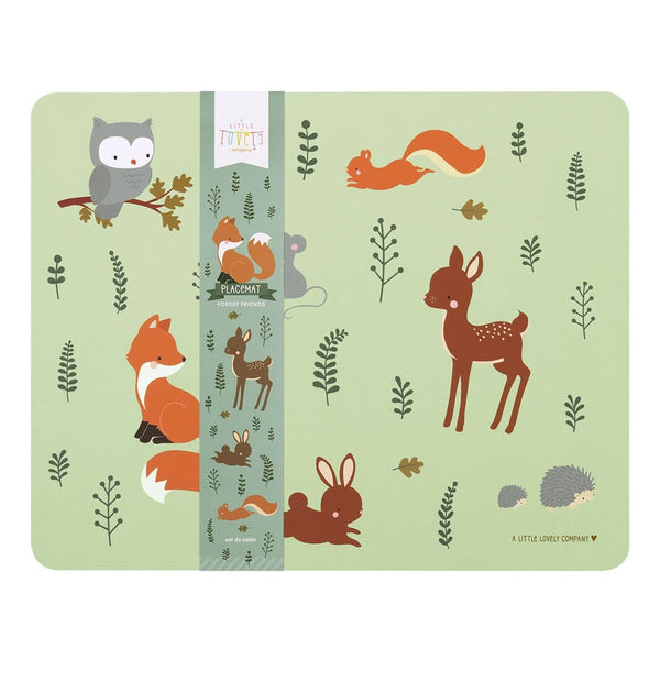 Kids Placemat: Forest Friends - Wee Bambino