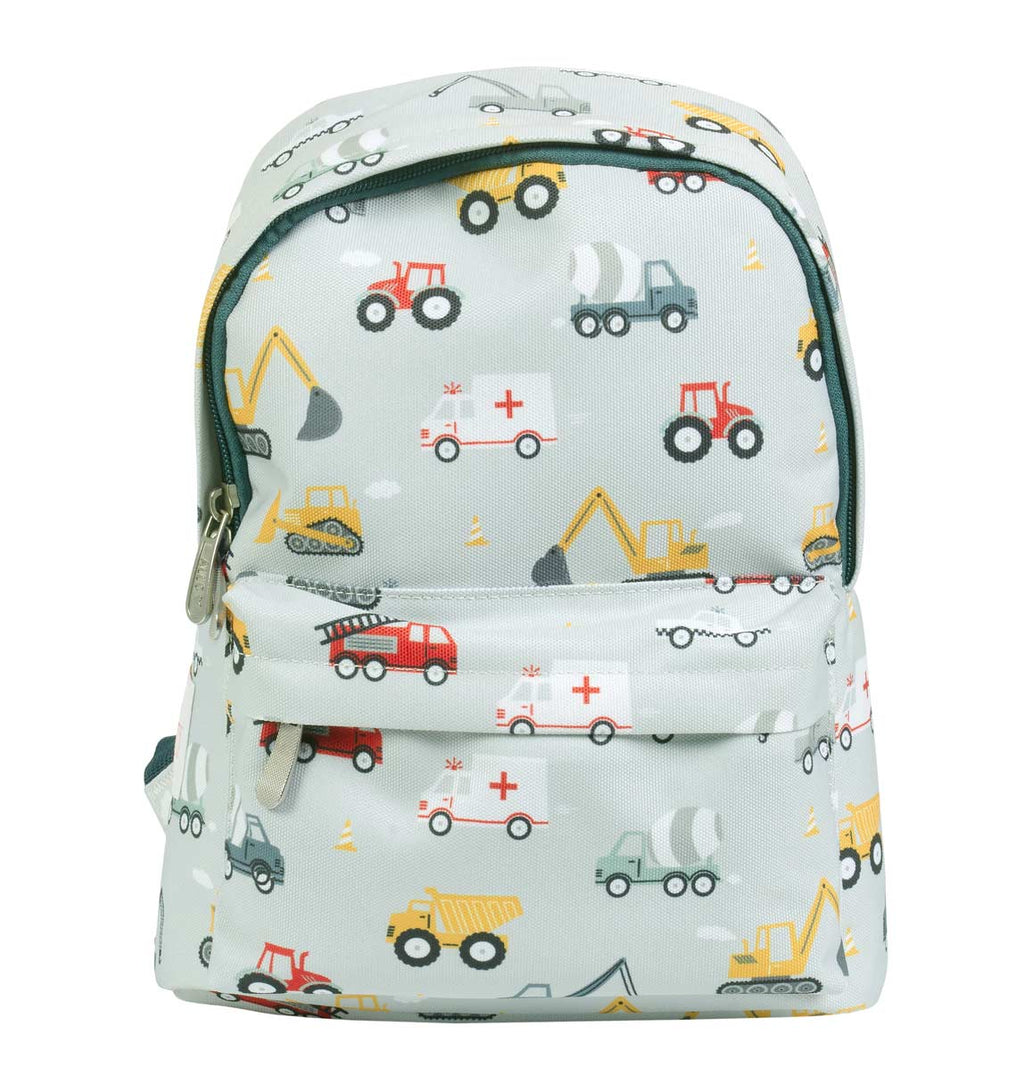 Kids Backpack With Safety Whistle - Car & Truck Design, Adjustable Chest Strap, For Boys & Girls 3-8 Years Old, 12x10x4 Inches - View #11