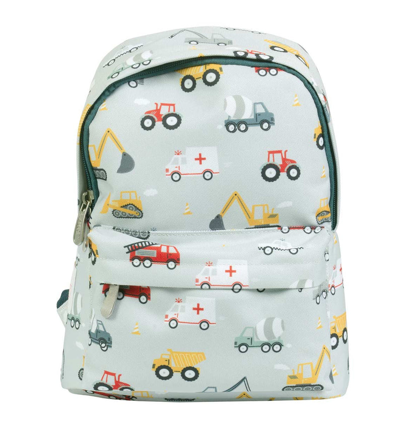 Little Kids Backpack: Vehicles, Cars - Wee Bambino