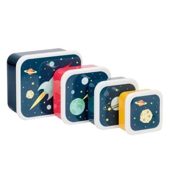 Lunch & Snack Box Set: Space - Wee Bambino