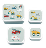 Lunch & Snack Box Set: Vehicles, Cars - Wee Bambino