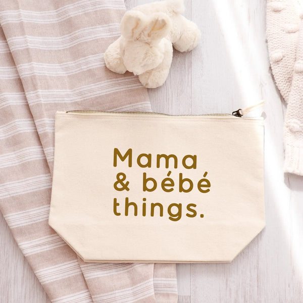 Mama & Bebe Things Zipped Pouch - Wee Bambino