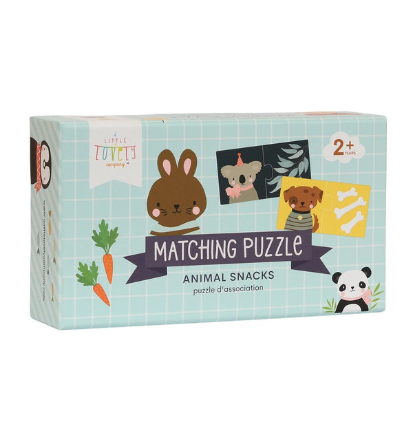 Matching Puzzle: Animal Snacks - Wee Bambino