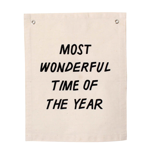 Most Wonderful Time Banner - Wee Bambino