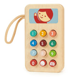 Wooden Toy Mobile Phone For Kids - Wee Bambino